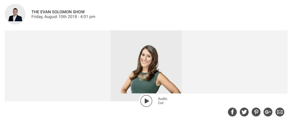 Kyla Lee on The Evan Solomon Show