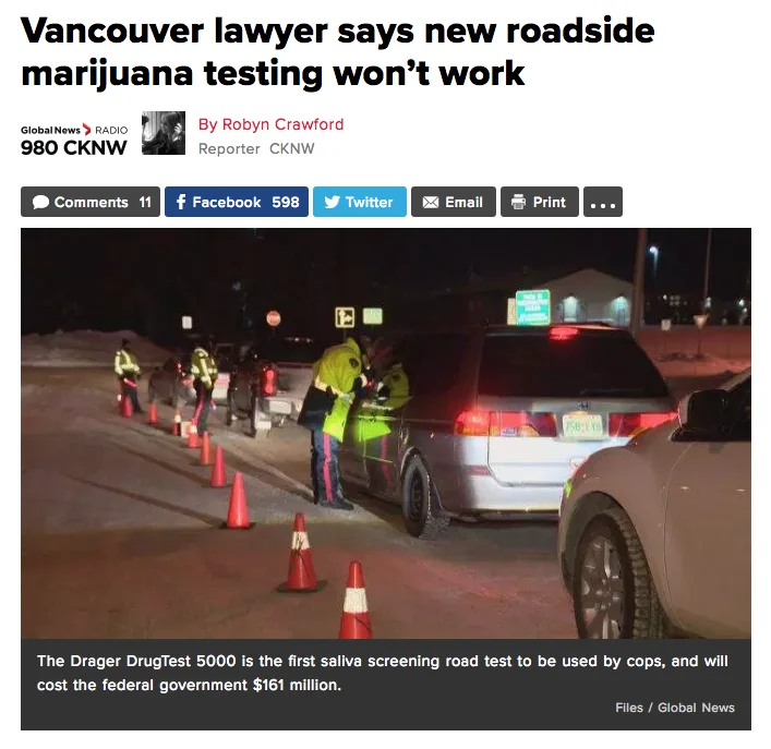 Kyla Lee Says New Roadside Marijuana Testing Won’t Work Kyla Lee Says New Roadside Marijuana Testing Won’t Work