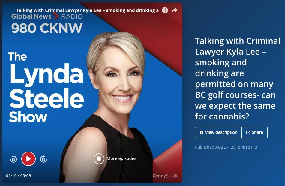Kyla Lee on Lynda Steele Show about Golfing and Cannabis