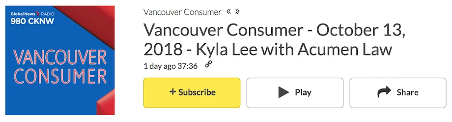 Kyla Lee Returns to Vancouver Consumer to Answer Questions about Cannabis