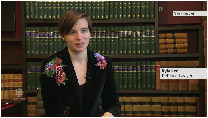 Kyla Lee on CBC News regarding New Impaired Driving Laws Kyla Lee on CBC News regarding New Impaired Driving Laws