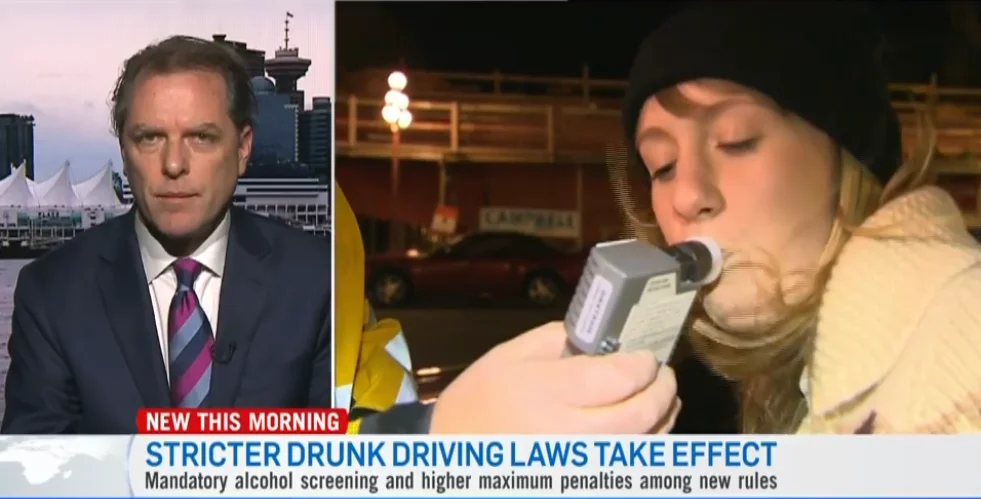 Paul Doroshenko CTV News Channel regarding His Concerns on the New Impaired Driving Law