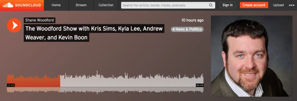 Kyla Lee on The Woodford Show