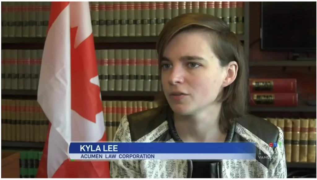 Kyla Lee on CTV News Vancouver