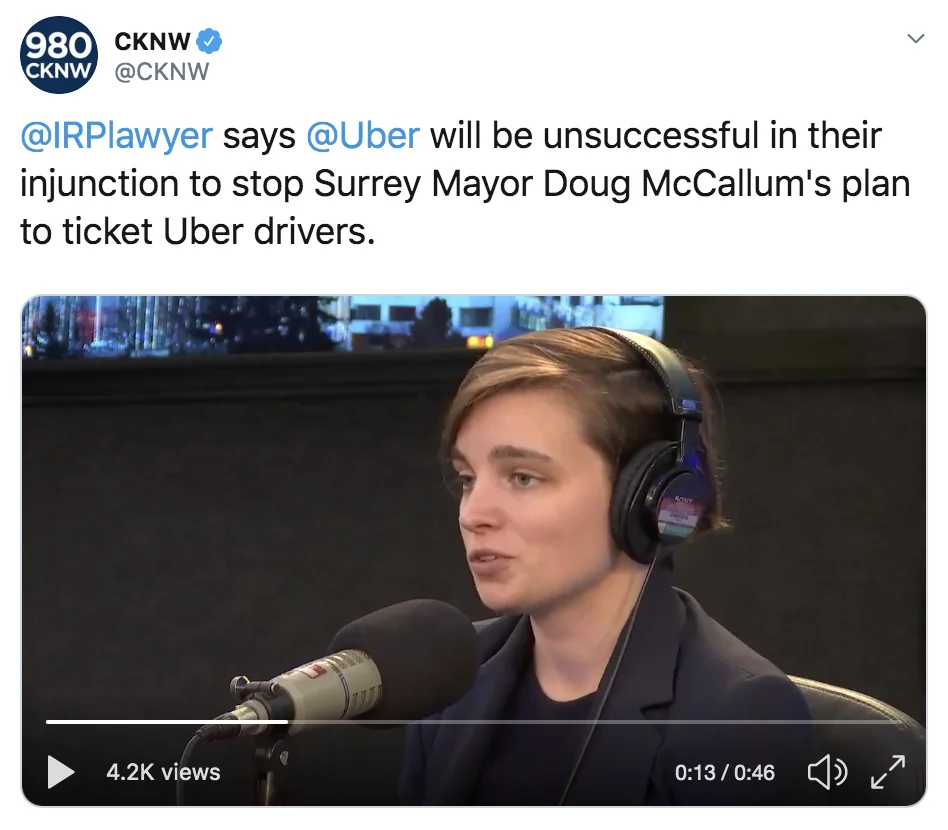 Kyla Lee on CKNW