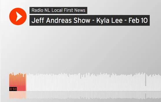 Kyla on the Jeff Andreas Show Kyla on the Jeff Andreas Show