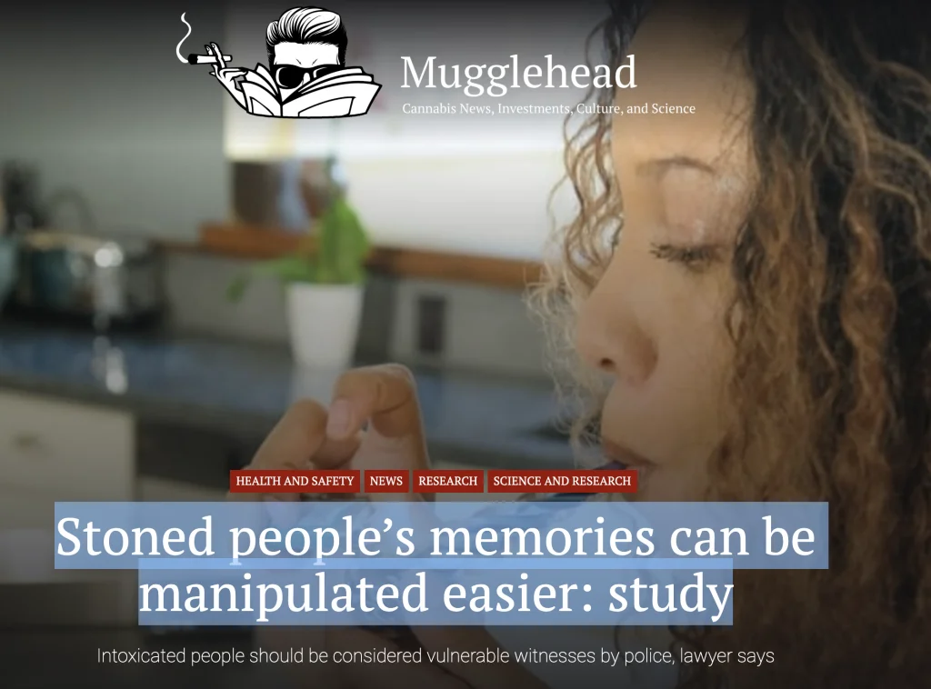 Stoned people’s memories can be manipulated easier: study