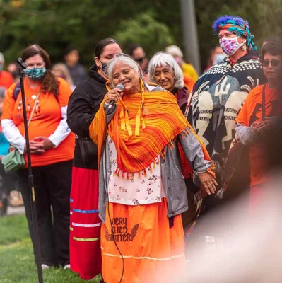 The UBC Intergenerational March to Commemorate Orange Shirt Day – an interview with Dana-Lyn Mackenzie