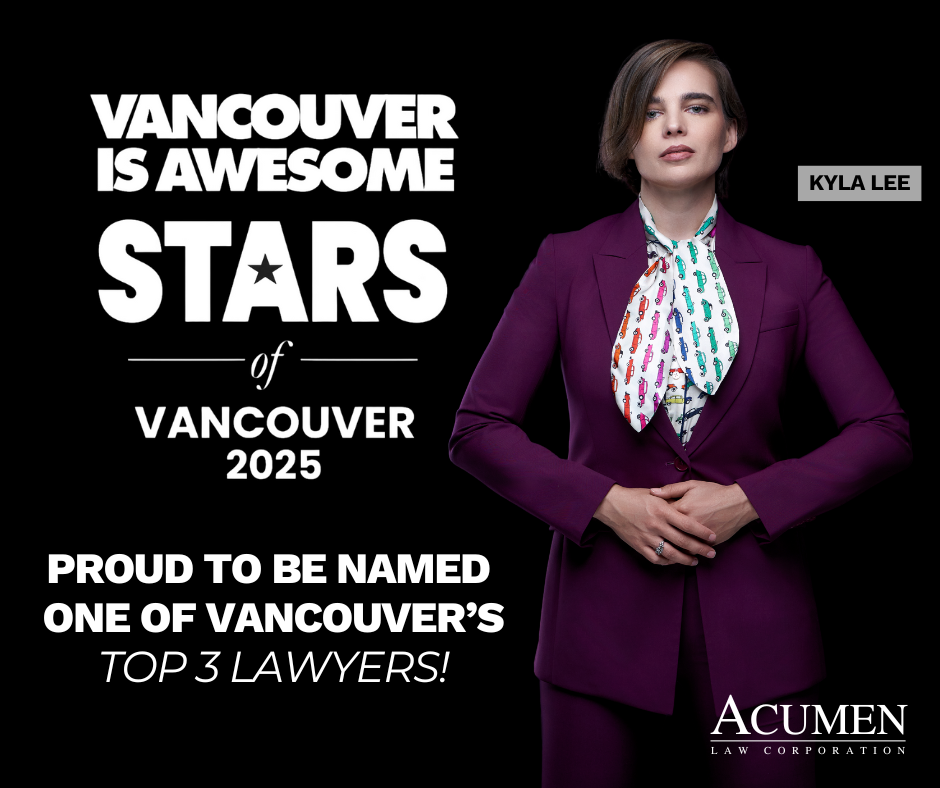 Kyla Lee Named One of Vancouver’s Top 3 Lawyers in the 2025 Stars of Vancouver awards